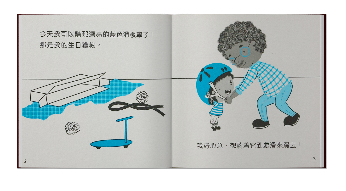 跌倒了,不用怕