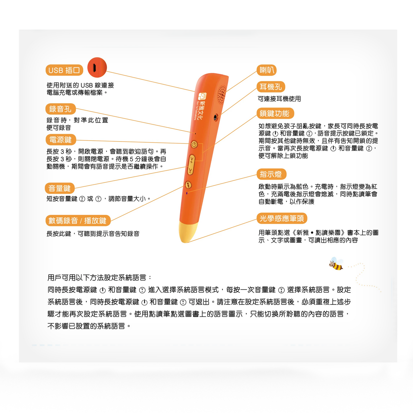 Sunya Children's Interactive Reading Picture Dictionary and Spelling Set 新雅幼兒互動點讀圖典及拼字套裝