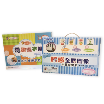 Tarjetas didácticas táctiles de imágenes para todo el cerebro (chino e inglés): Palabras 1–150 [Set 1]